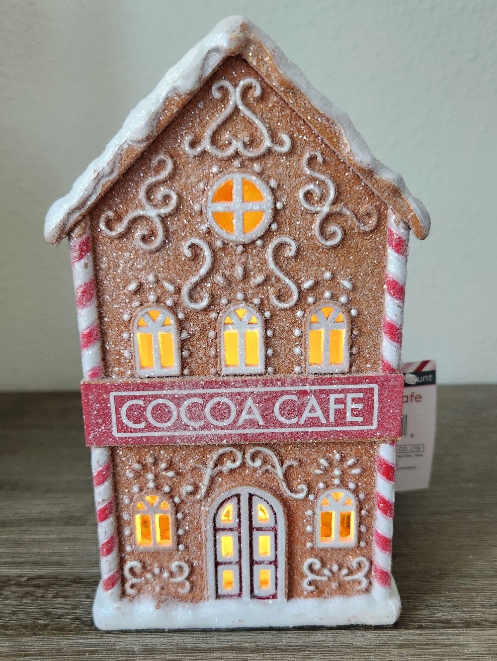 2024 TARGET BULLSEYE Cocoa Cafe Light Up Christmas House Village. NWT